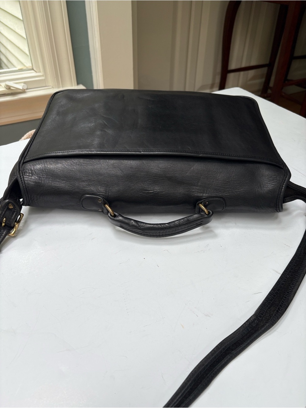Devil Wears Prada 2 Vintage Coach Metropolitan Brief #5180, USA, Brass Hardware - Picture 4 of 10